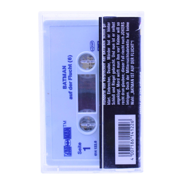 Batman Hörspielkassette Nr. 6 – Batman auf der Flucht (OHHA 1989) | Seltene Vintage MC